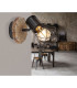 Priska Single Spotlight Black 1x E27-6