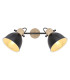 Wiho Twin Ceiling Spotlight Black 2x E27-4
