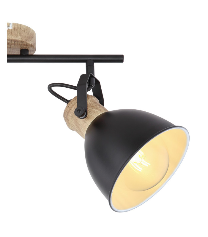 Wiho Twin Ceiling Spotlight Black 2x E27-5