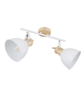 Wiho Twin Ceiling Spotlight White 2x E27-2