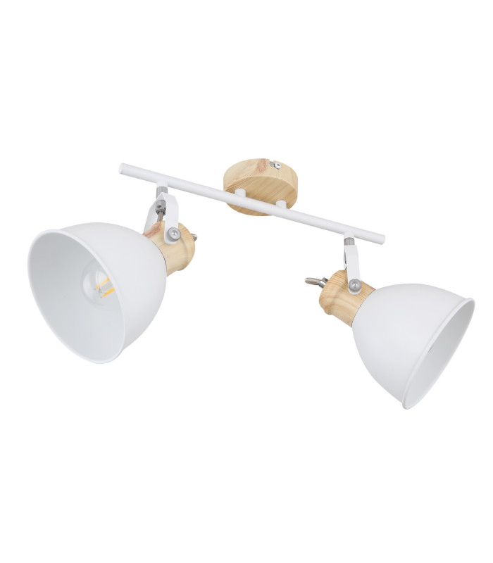 Wiho Twin Ceiling Spotlight White 2x E27-2