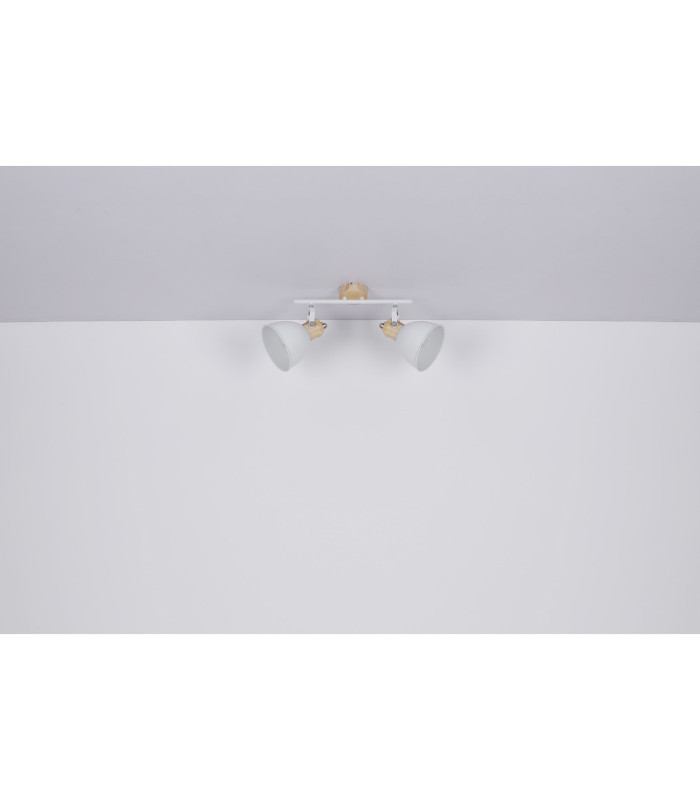 Wiho Twin Ceiling Spotlight White 2x E27-8