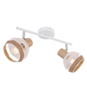 Widy Twin Ceiling Spotlight White 2x E27-1