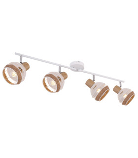 Widy Ceiling Spotlight Bar White 4x E27-1