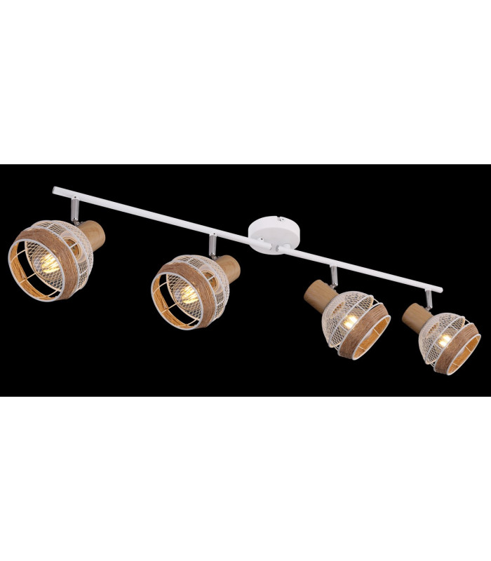 Widy Ceiling Spotlight Bar White 4x E27-6