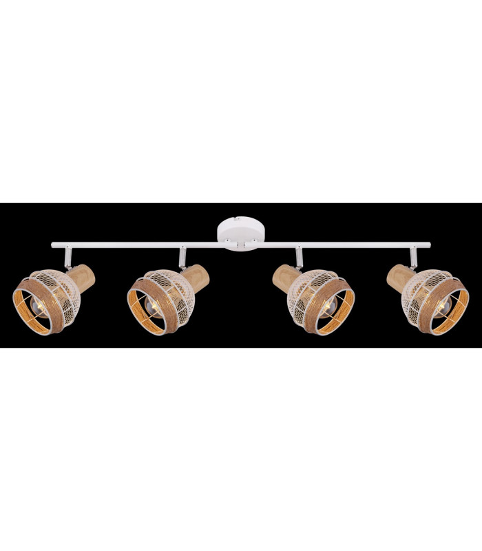 Widy Ceiling Spotlight Bar White 4x E27-7