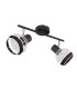Griddy Twin Ceiling Spotlight Matt Black 2x E27-2