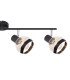 Griddy Ceiling Spotlight Bar Matt Black 4x E27-5