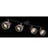 Griddy Ceiling Spotlight Bar Matt Black 4x E27-6