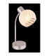 Willy Desk Task Lamp Nickel Matt Clear Glass Shade 1x E27-5
