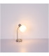 Willy Desk Task Lamp Nickel Matt Clear Glass Shade 1x E27-7