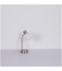 Willy Desk Task Lamp Nickel Matt Clear Glass Shade 1x E27-8