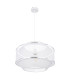 Vigatto Cylindrical Pendant Ceiling Light White 1x E27-2