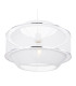 Vigatto Cylindrical Pendant Ceiling Light White 1x E27-3