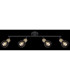Fiastra Bar Pendant Ceiling Light Matt Black 4x E14-7