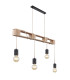 Joelle Bar Pendant Ceiling Light Matt Black 4x E27-1
