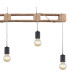 Joelle Bar Pendant Ceiling Light Matt Black 4x E27-4