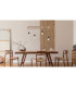 Joelle Bar Pendant Ceiling Light Matt Black 4x E27-8