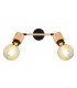 Jorna Twin Ceiling Spotlight Matt Black 2x E27-4