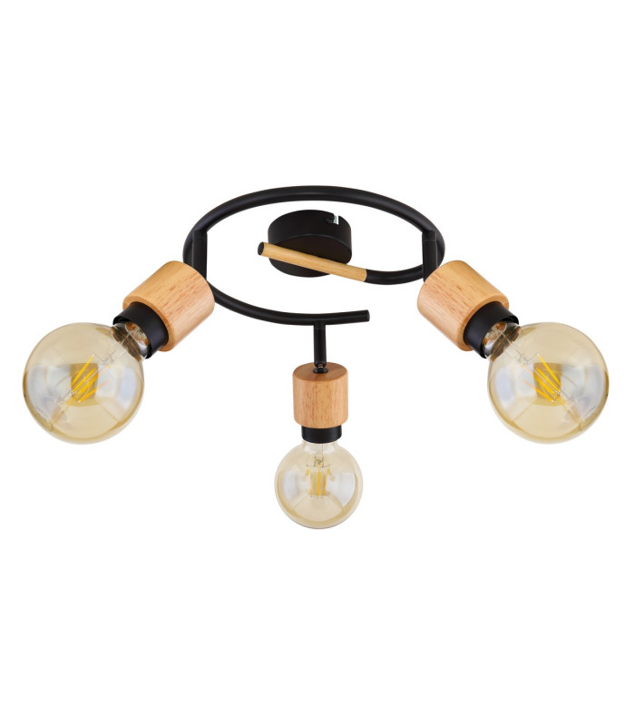 Jorna Ceiling Spotlight Clusters Matt Black 3x E27-2
