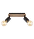 Josella Twin Ceiling Spotlight Dark Brown 2x E27-3