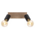 Josella Twin Ceiling Spotlight Dark Brown 2x E27-4