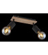 Josella Twin Ceiling Spotlight Dark Brown 2x E27-6