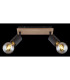 Josella Twin Ceiling Spotlight Dark Brown 2x E27-7