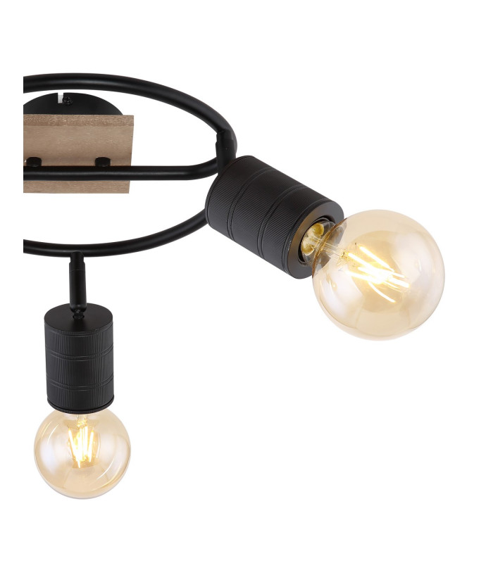 Josella Ceiling Spotlight Clusters Dark Brown 3x E27-4