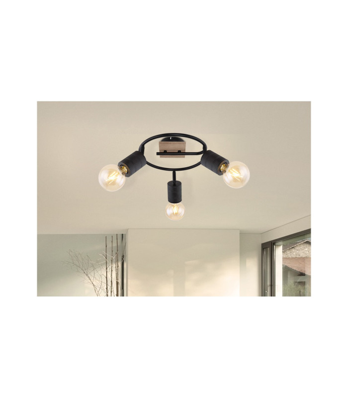 Josella Ceiling Spotlight Clusters Dark Brown 3x E27-6
