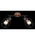 Willa Twin Ceiling Spotlight Black 2x E27-7