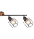 Willa Ceiling Spotlight Bar Black 4x E27-5
