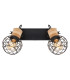 Lacky Twin Ceiling Spotlight Matt Black 2x E27-4