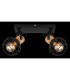 Lacky Twin Ceiling Spotlight Matt Black 2x E27-7