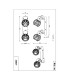 Lacky Twin Ceiling Spotlight Matt Black 2x E27-12