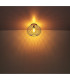Lacky Wire Frame Pendant Ceiling Light Matt Black 1x E27-5
