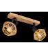 Valli Twin Ceiling Spotlight Dark Brown 2x E27-6