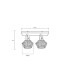 Valli Twin Ceiling Spotlight Dark Brown 2x E27-12