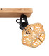 Valli Ceiling Spotlight Bar Dark Brown 3x E27-5