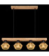 Valli Bar Pendant Ceiling Light Dark Brown 4x E27-6