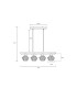 Valli Bar Pendant Ceiling Light Dark Brown 4x E27-8