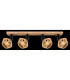 Valli Ceiling Spotlight Bar Dark Brown 4x E27-7