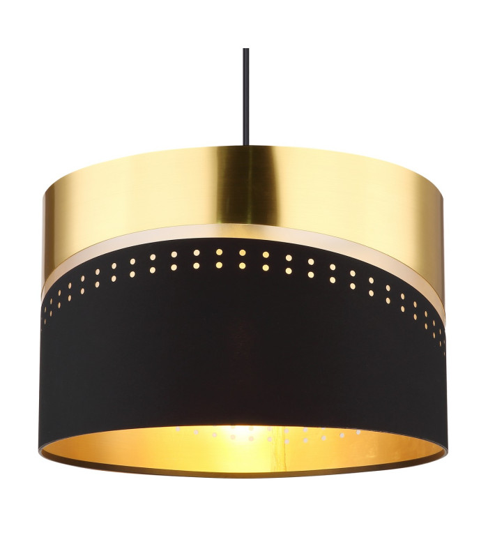 Or Cylindrical Pendant Ceiling Light Matt Black 1x E27-3
