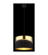 Or Cylindrical Pendant Ceiling Light Matt Black 1x E27-4