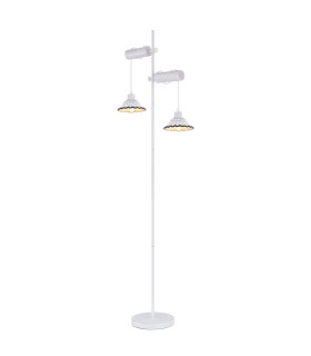 Jowita Multi Arm Floor Lamp Whitewashed 2x E27-1