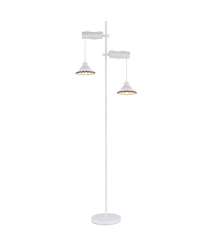 Jowita Multi Arm Floor Lamp Whitewashed 2x E27-3
