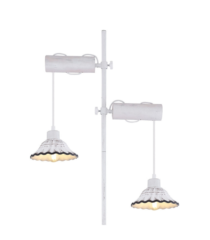Jowita Multi Arm Floor Lamp Whitewashed 2x E27-4