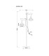 Jowita Multi Arm Floor Lamp Whitewashed 2x E27-6