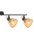 Wenna Ceiling Spotlight Bar Matt Black 4x E27-5