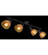 Wenna Ceiling Spotlight Bar Matt Black 4x E27-6
